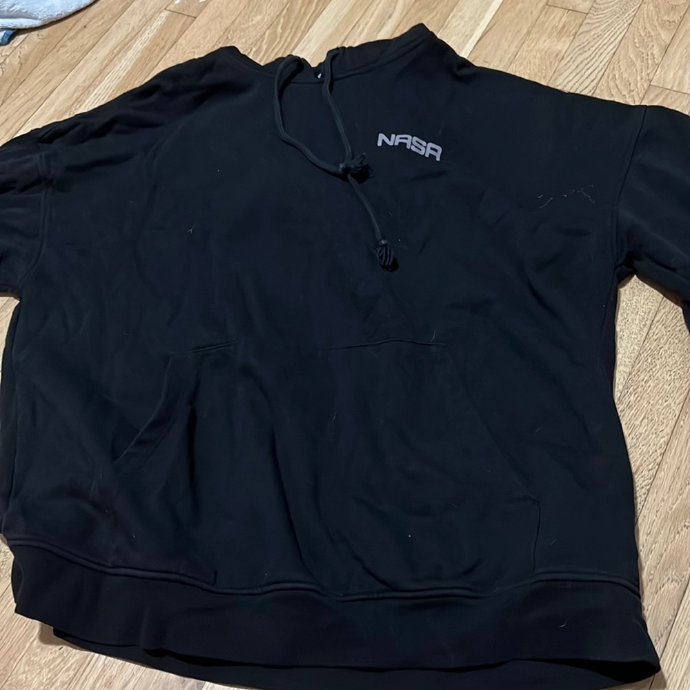 new black teddy bear nasa hoodie